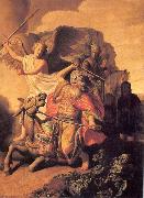 REMBRANDT Harmenszoon van Rijn Balaam and his Ass oil painting reproduction